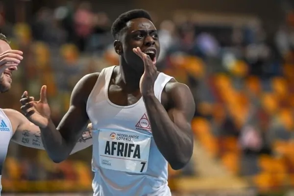 Elvis Afrifa bedankt voor WK indoor